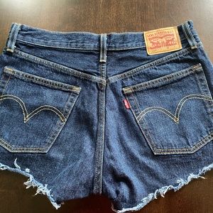 Levi’s button fly denim shorts